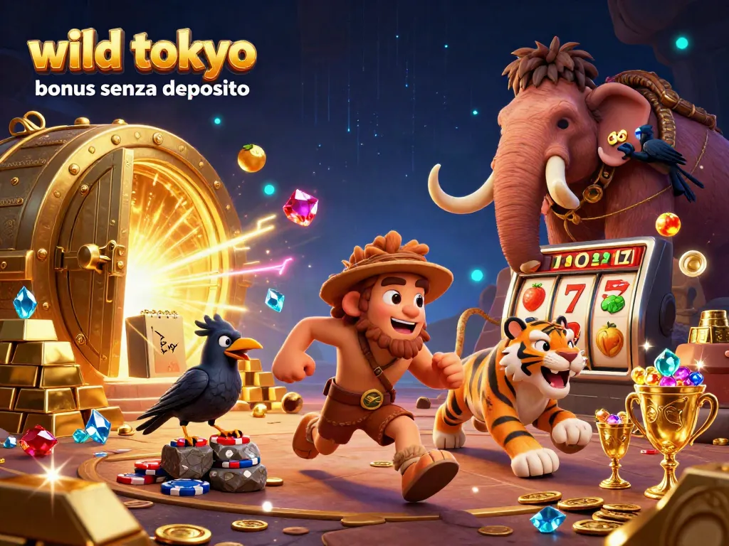 Engage with the wild tokyo bonus senza deposito through an exciting casino scene featuring unique characters.